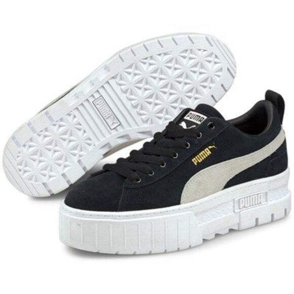 Puma - Womens Mayze Shoes, size 6 US womens, color black. - Picture 1 of 5
